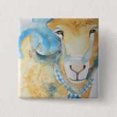 カロライナの濶歩 缶バッジ (正面)