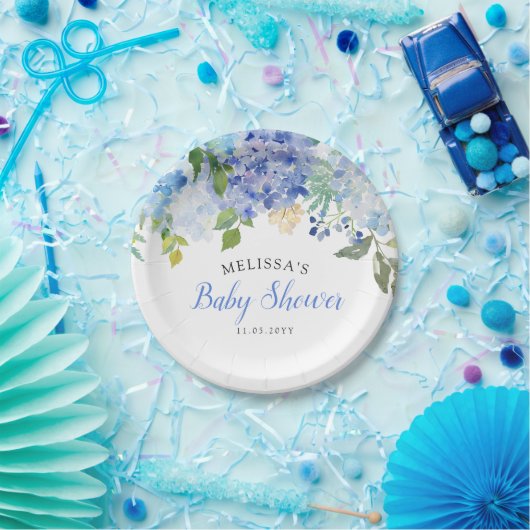 カロライナの開花の花束|のベビーシャワー ペーパープレート (パーティー)