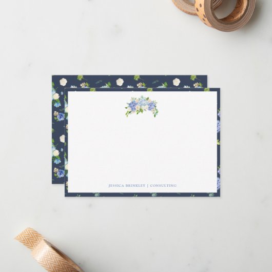 カロライナの開花の野生の花のカスタムな静止した ノートカード (正面/裏面インサイチュ)