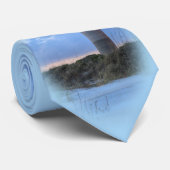 カロライナの青いカシの島の灯台 ネクタイ (ロール)