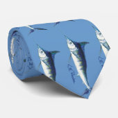 カロライナの青のマカジキのタイ ネクタイ (ロール)