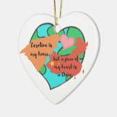 カロライナは私の家の…オーナメントです セラミックオーナメント (左)
