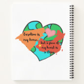 カロライナは私の家…..ノートブック ノートブック (裏面)