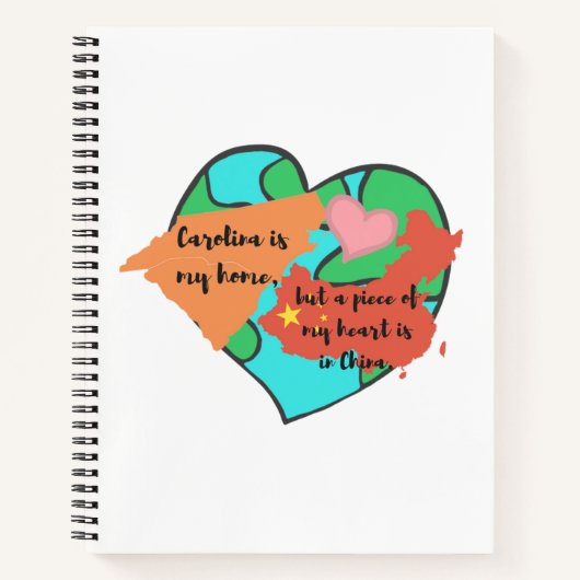 カロライナは私の家…..ノートブック ノートブック (正面)