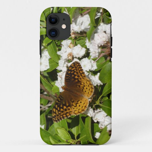 カロライナギマダラチョウとアメリカセイヨウカリコケ Case-Mate iPhoneケース (裏面)