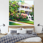 カロライナチャーム キャンバスプリント (インサイチュ (寝室))