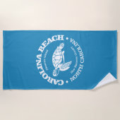 カロライナビーチウミガメ ビーチタオル (正面)