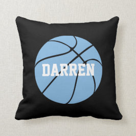 カロライナブルーバスケットボール名前をカスタムする装飾用クッション クッション