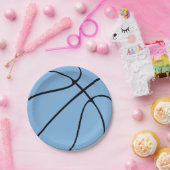 カロライナブルーバスケットボール紙プレート ペーパープレート (パーティー)