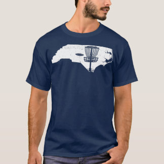 カロライナ北円板ゴルフフリスビーディスクゴルフ Tシャツ