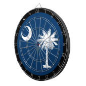 カロライナ州旗ダーツボード&サウスカロライナ/ゲーム ダーツボード (正面右)