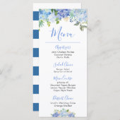 カロライナ開花ブーケ|フローラメニュー メニュー (正面/裏面)