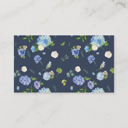 カロライナ開花ブーケ | 名刺 (裏面)