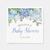 カロライナ開花ブーケ |赤ちゃんシャワー スタンダードカクテルナプキン (正面)