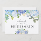 カロライナ開花|あなたは私の花嫁の付き添いになりますか？ 招待状 (正面)