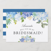 カロライナ開花|あなたは私の花嫁の付き添いになりますか？ 招待状 (正面/裏面)