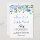 カロライナ開花 | フローラの招待 招待状 (正面)