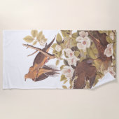 カロライナ・モーニング・ハト ビーチタオル (正面)