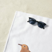 カロライナ・モーニング・ハト ビーチタオル (インサイチュ)