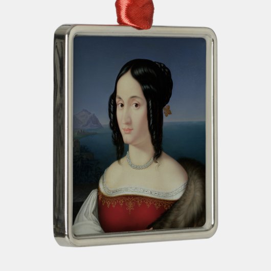 カロライナGrossiの芸術家の最初の妻 メタルオーナメント (右)