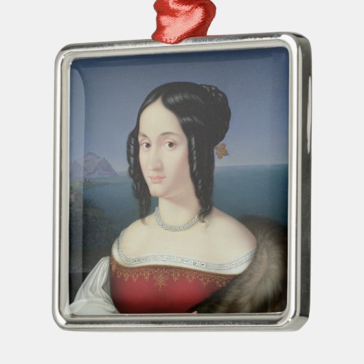 カロライナGrossiの芸術家の最初の妻 メタルオーナメント (左)