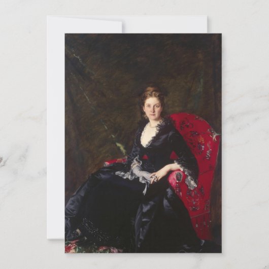 カロラス・デュランポートレートオブナデジダポロブトソヴァ 招待状 (正面)