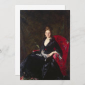 カロラス・デュランポートレートオブナデジダポロブトソヴァ 招待状 (正面/裏面)