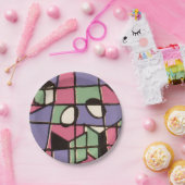 カロラーズスタイングラス ペーパープレート (パーティー)