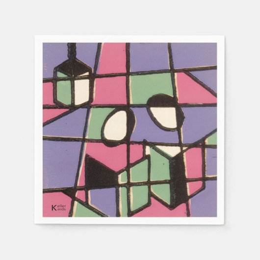 カロラー スタンダードカクテルナプキン (正面)