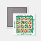 カロリナクリスマス磁石 マグネット (正面/裏面)