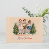 カロリングキッズクリスマスパーティの招待状 招待状 (スタンド正面)