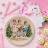 カロリングキッズホリデイ紙プレート ペーパープレート (パーティー)