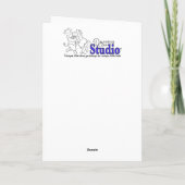 カロリングホリデーカード サンキューカード (裏面)