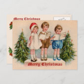 カロリング子ビクトリアンヴィンテージはがき シーズンポストカード (正面/裏面)