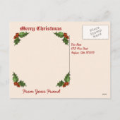 カロリング子ビクトリアンヴィンテージはがき シーズンポストカード (裏面)