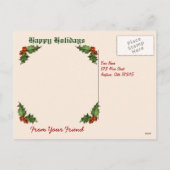 カロリング子ビクトリアンヴィンテージはがき シーズンポストカード (裏面)