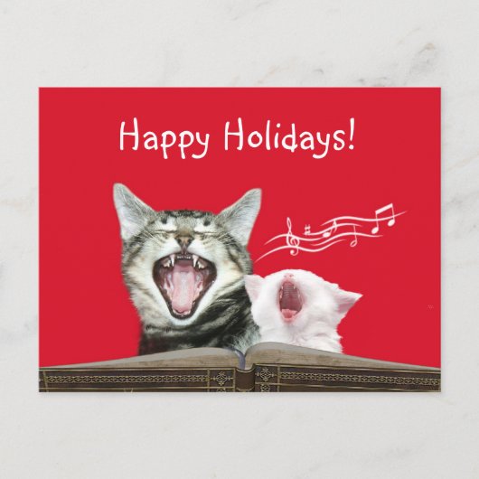 カロリング猫ちゃん シーズンポストカード (正面)