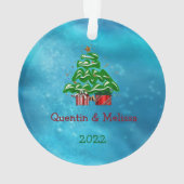 カロリング雪だるま オーナメント (裏面)