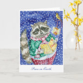 "カロリング"ホリデーカード カード (黄色い花)