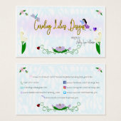 カロリング・リリーの再設計カード (正面&裏面)