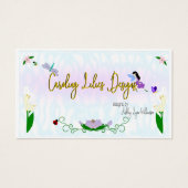 カロリング・リリーの再設計カード (正面)