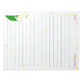 カロリング・リリー ノートパッド (正面)