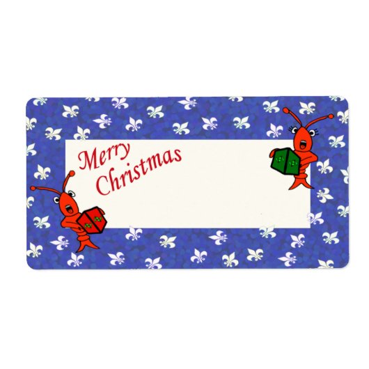 カロリングCrawfish（紋章の）フラ・ダ・リギフトラベル ラベル (正面)