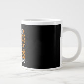 カロリーの代わりに恵みを数える ジャンボコーヒーマグカップ (右)
