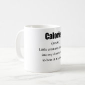 カロリーの実質定義 コーヒーマグカップ (正面左)