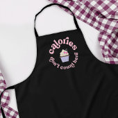 カロリーはここでピンクケーキベーカー数えていなおもしろいい エプロン
