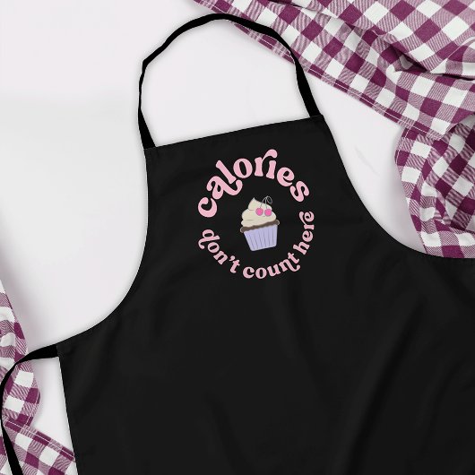 カロリーはここでピンクケーキベーカー数えていなおもしろいい エプロン