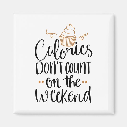 カロリーは磁石をカウントしない マグネット (正面)