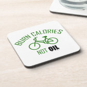 カロリーを消費しない油 コースター (左側)