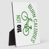 カロリーを消費しない油 フォトプラーク (側面)